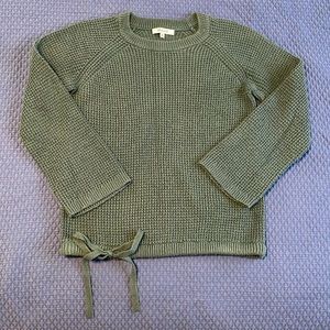 Madewell Womens Wafflestitch Drawstring Sweater